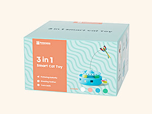 Gamubu Cat Toys 3-in-1 Automatic Interactive Kitten Toy