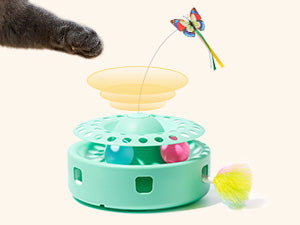 Gamubu Cat Toys 3-in-1 Automatic Interactive Kitten Toy